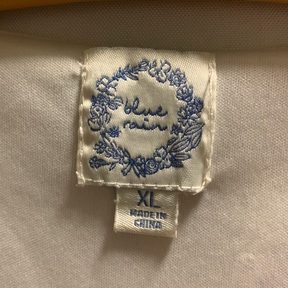 Francesca’s Blue Rain Floral Print Mini Dress XL - Picture 3 of 6